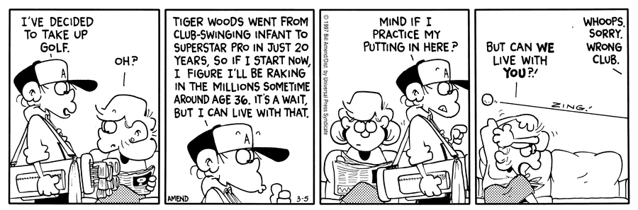 FoxTrot Comic Strip for March 05, 1997 