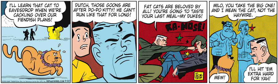 Rip Haywire Comic Strip for March 20, 2013 