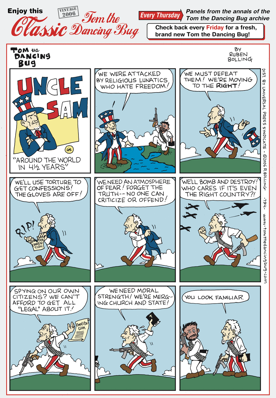 Tom the Dancing Bug Comic Strip for April 26, 2018 