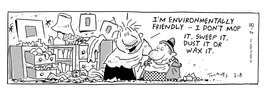 Frank and Ernest Comic Strip for February 08, 1994 