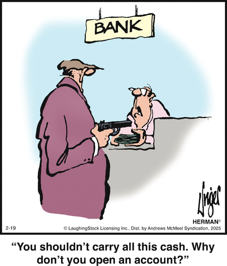Herman Comic Strip for February 19, 2025 