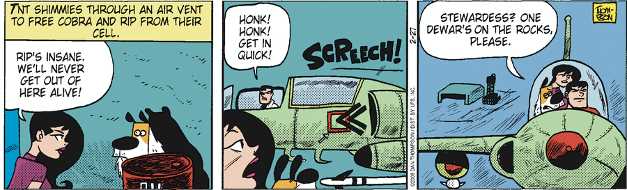Rip Haywire Comic Strip for February 27, 2009 