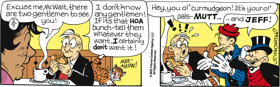 Gasoline Alley Comic Strip for February 07, 2025 