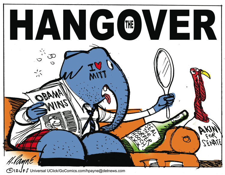 Henry Payne Comic Strip for November 16, 2012 