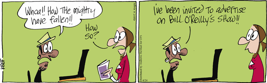 The Knight Life Comic Strip for April 24, 2017 