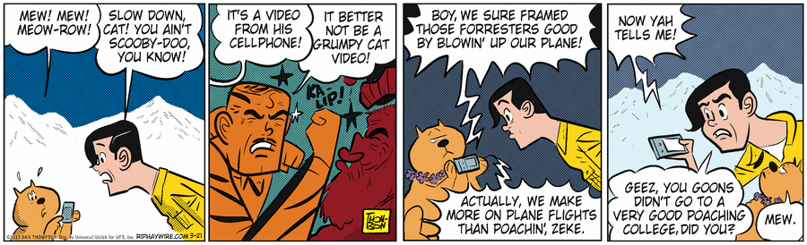 Rip Haywire Comic Strip for March 21, 2013 