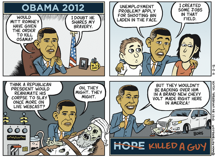 Matt Bors Comic Strip for May 02, 2012 