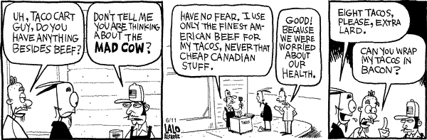 La Cucaracha Comic Strip for June 11, 2003 