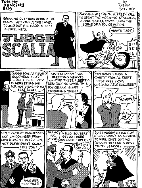 Tom the Dancing Bug Comic Strip for May 12, 2001 