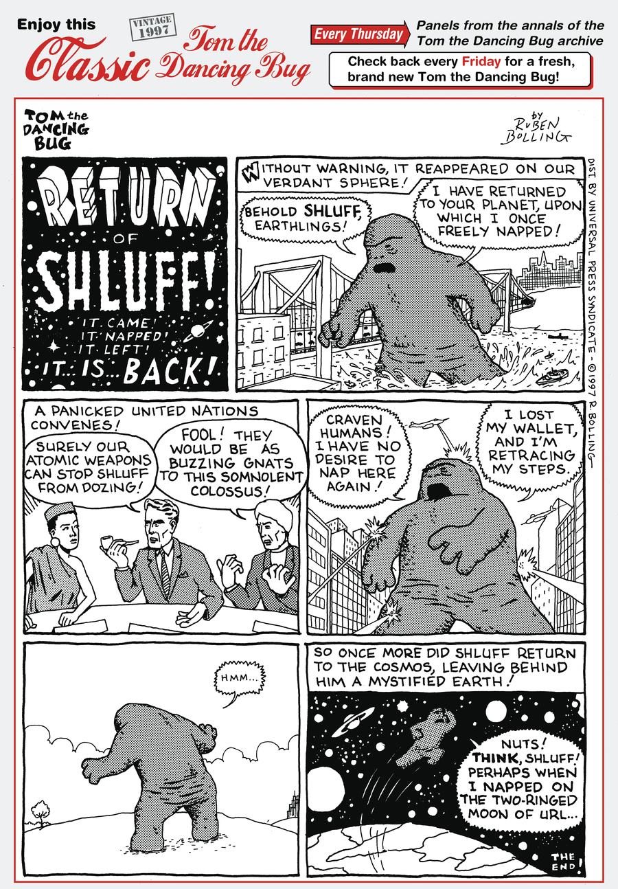 Tom the Dancing Bug Comic Strip for September 07, 2017 