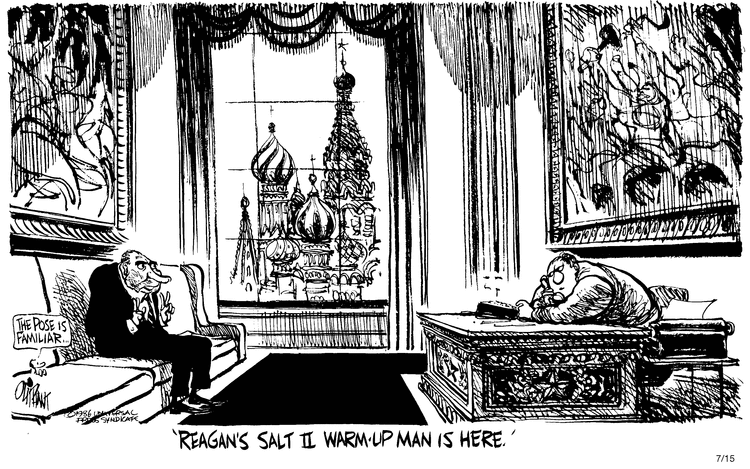 Pat Oliphant Comic Strip for July 15, 1986 