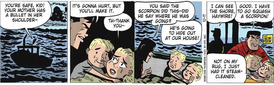 Rip Haywire Comic Strip for October 17, 2009 