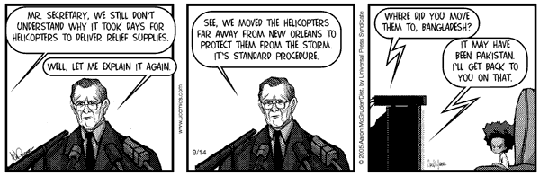 The Boondocks Comic Strip for April 17, 2013 
