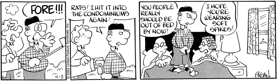 Drabble Comic Strip for April 03, 2003 