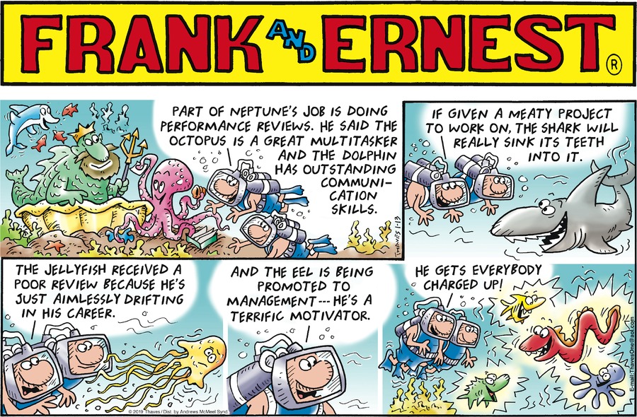 Frank and Ernest Comic Strip for January 13, 2019 