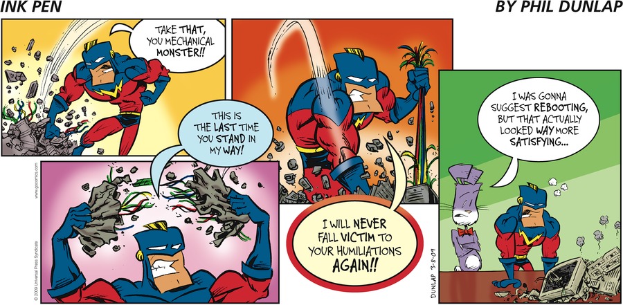 Ink Pen Comic Strip for March 08, 2009 