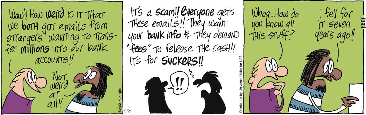 The Knight Life Comic Strip for February 21, 2012 
