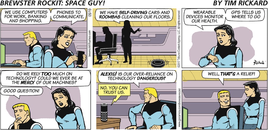 Brewster Rockit by Tim Rickard for May 19, 2019 - GoComics