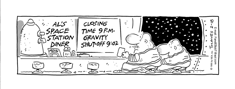 Frank and Ernest Comic Strip for February 18, 1995 