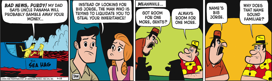 Rip Haywire Comic Strip for April 19, 2021 