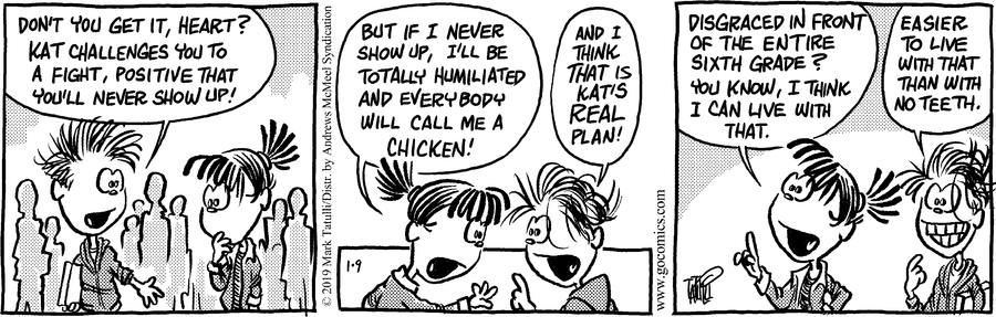 Heart of the City Comic Strip for January 09, 2019 