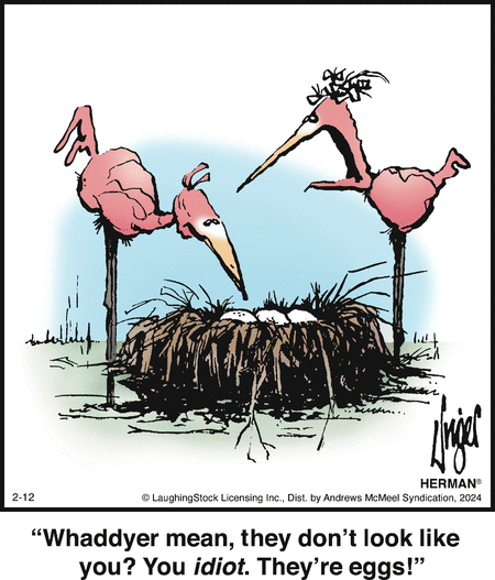 Herman Comic Strip for February 12, 2024 