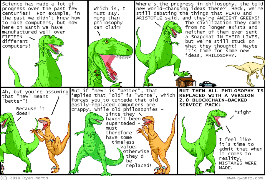 Dinosaur Comics by Ryan North on Mon, 31 Mar 2025