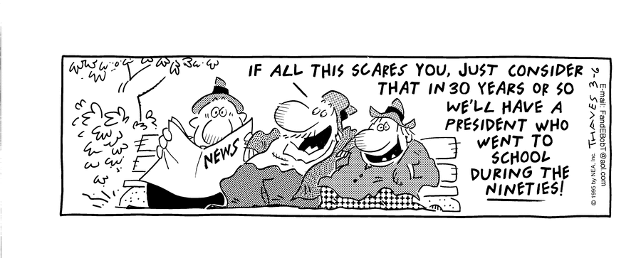 Frank and Ernest Comic Strip for March 06, 1995 