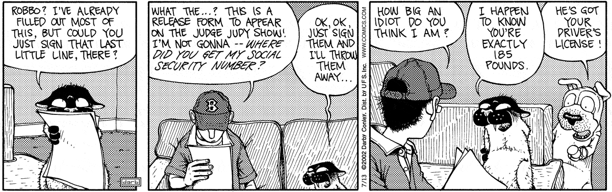 Get Fuzzy Comic Strip for July 13, 2002 