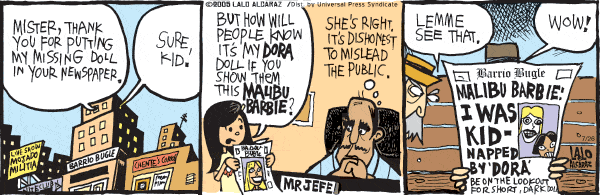 La Cucaracha Comic Strip for July 26, 2005 