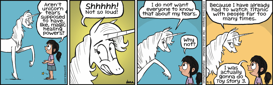 Phoebe and Her Unicorn Comic Strip for September 08, 2020 