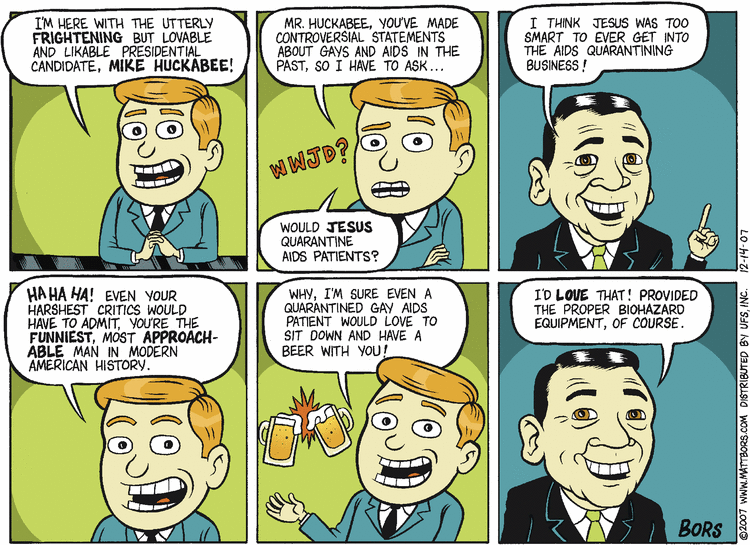 Matt Bors Comic Strip for December 14, 2007 