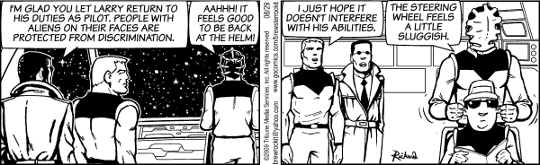 Brewster Rockit Comic Strip for August 29, 2009 
