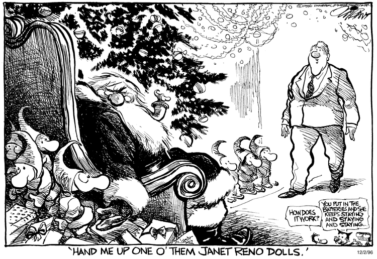 Pat Oliphant Comic Strip for December 02, 1996 