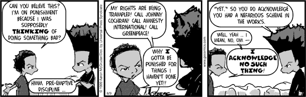 The Boondocks Comic Strip for March 12, 2014 