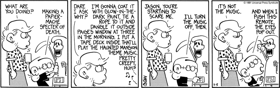 FoxTrot Comic Strip for July 05, 1991 