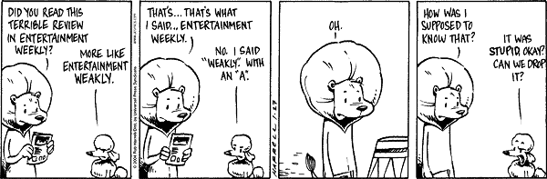 Big Top Comic Strip for January 27, 2004 