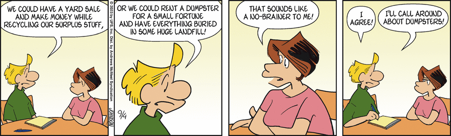 Arlo and Janis Comic Strip for September 04, 2023 