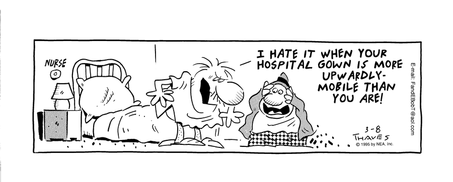 Frank and Ernest Comic Strip for March 08, 1995 