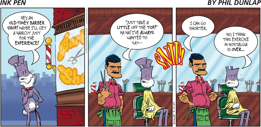 Ink Pen Comic Strip for March 15, 2009 