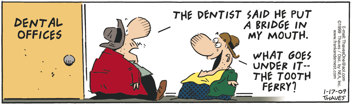 Frank and Ernest Comic Strip for January 17, 2009 