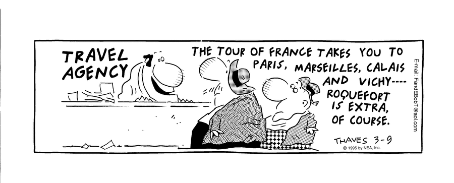 Frank and Ernest Comic Strip for March 09, 1995 