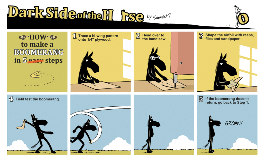 Dark Side of the Horse Comic Strip for August 11, 2018 