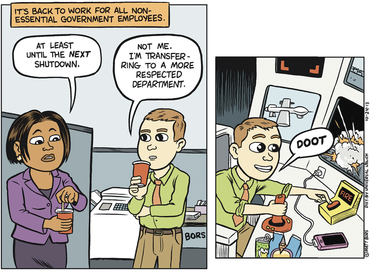 Matt Bors Comic Strip for October 24, 2013 