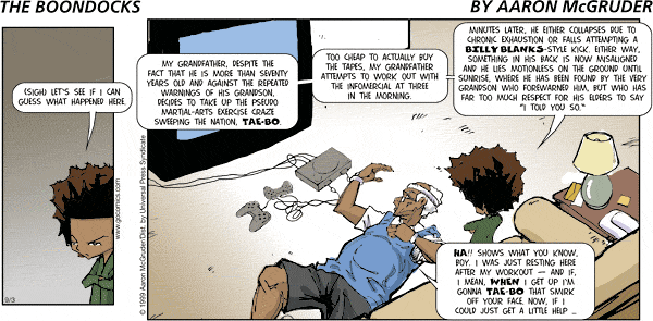 The Boondocks Comic Strip for April 06, 2014 