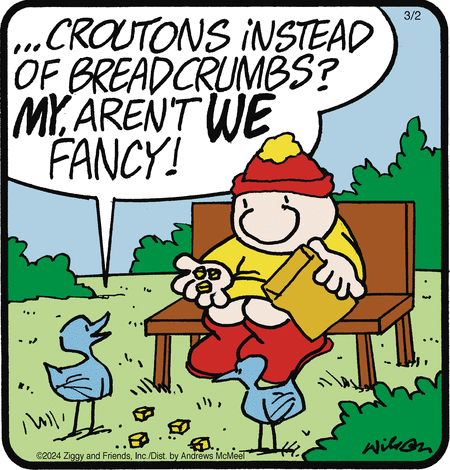 Ziggy Comic Strip for March 02, 2024 