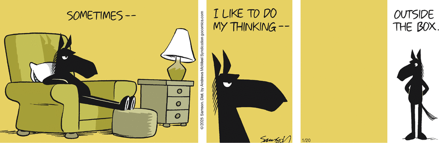 Dark Side of the Horse Comic Strip for January 20, 2025 