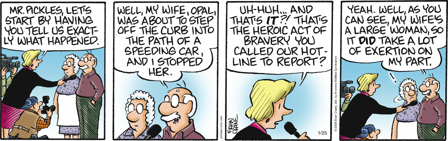 Pickles Comic Strip for January 25, 2025 