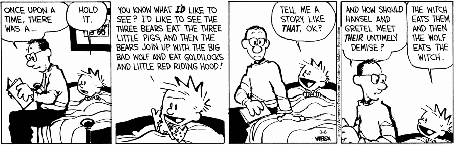 Calvin and Hobbes Comic Strip for March 06, 2020 