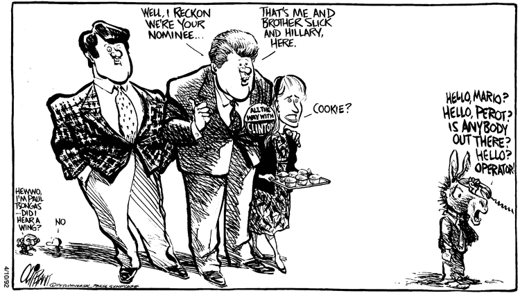Pat Oliphant Comic Strip for April 10, 1992 